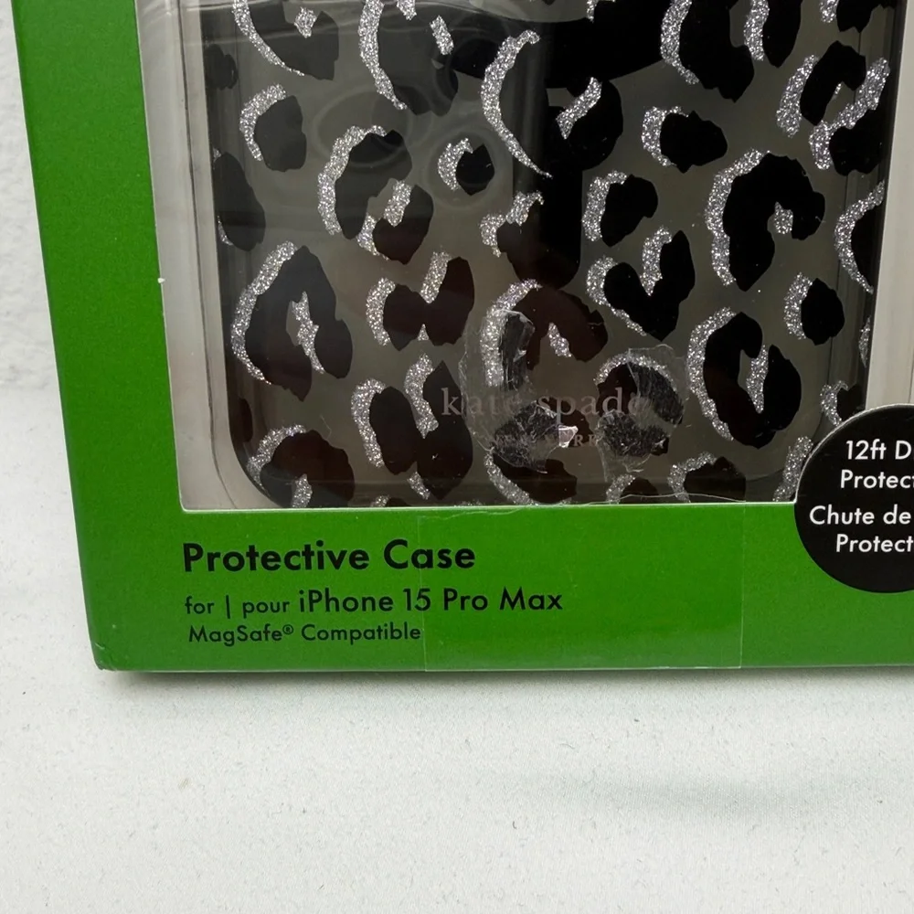 Kate Spade Leopard Print‎ Case for iPhone 15 Pro Max